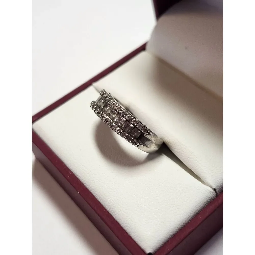 Sterling Silver CZ 925 Ring - Women's Jewelry Size 7